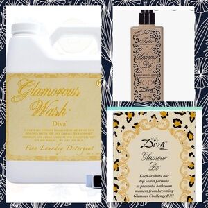 Glamorous Wash Diva Laundry Detergent 16oz and 8 oz glamour do